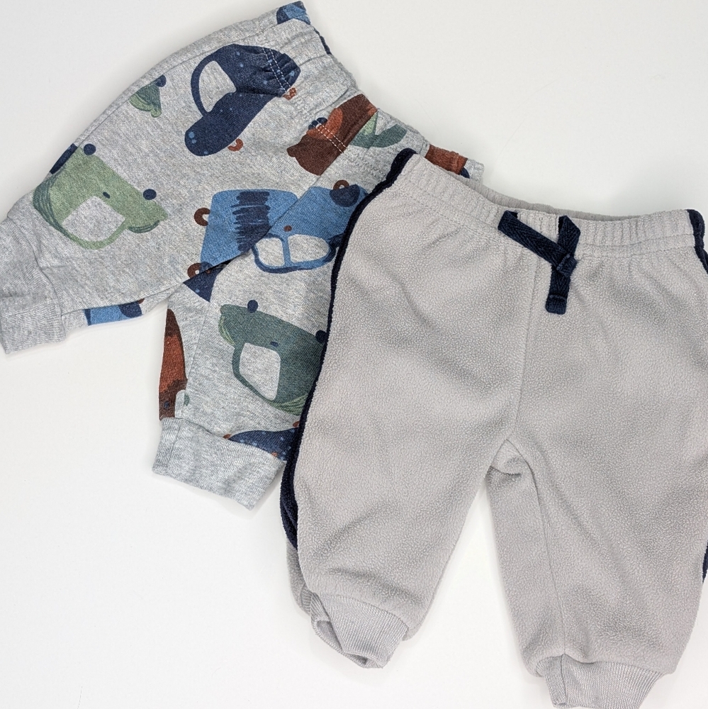 Carter’s & Child of Mine‎ Newborn Jogger Pants Bundle (2)